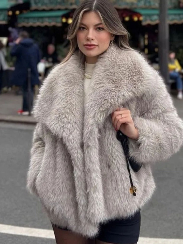 Charlotte - Luxe Pluche Winterjas