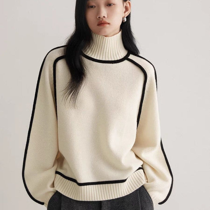 Isabelle - Half Turtleneck Gebreide Trui