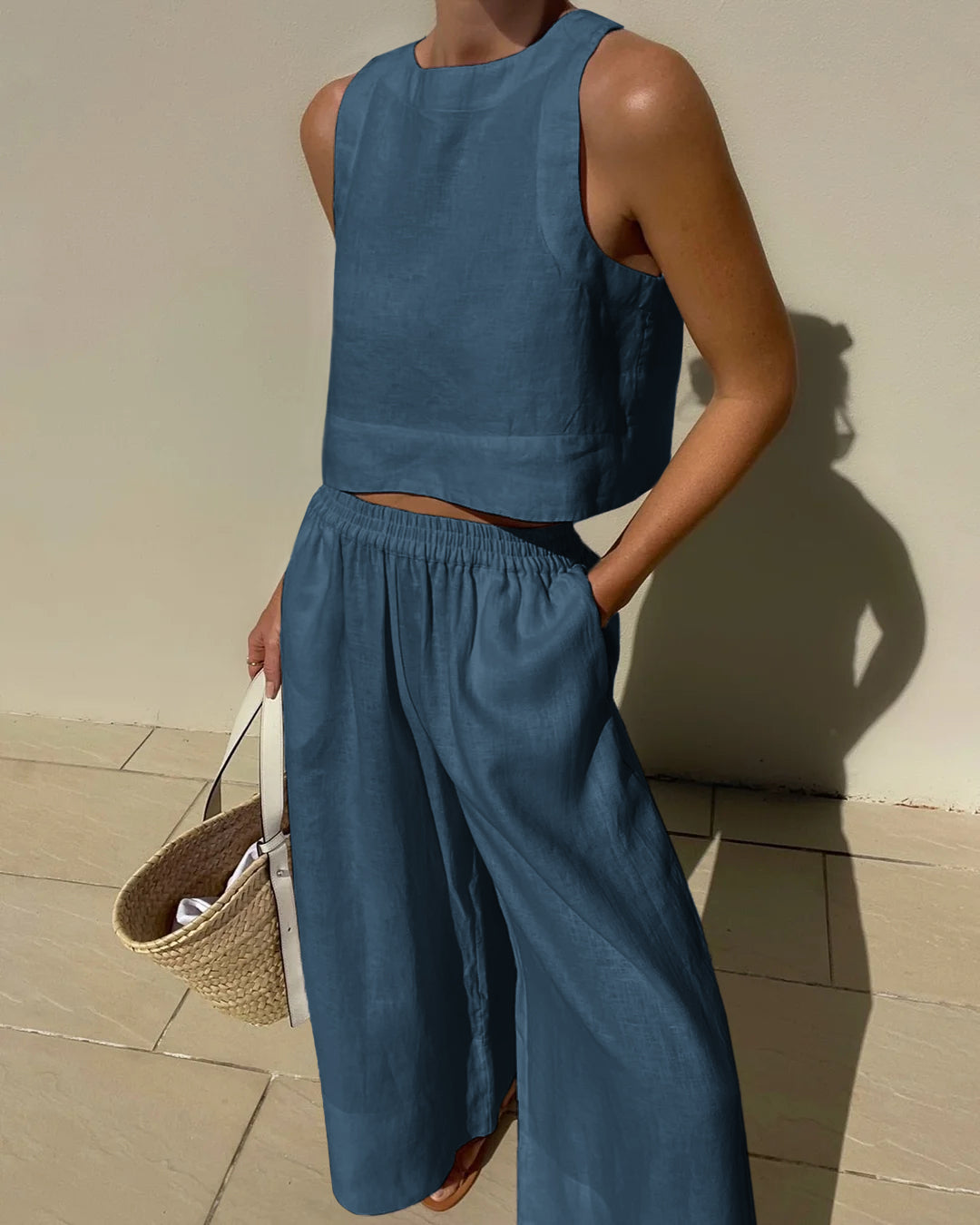 Fayenne - Stijlvolle Mouwloze Set