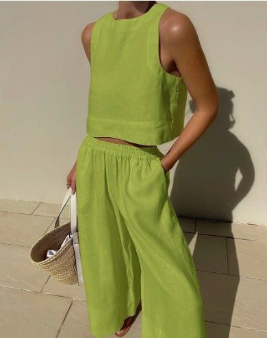 Fayenne - Stijlvolle Mouwloze Set