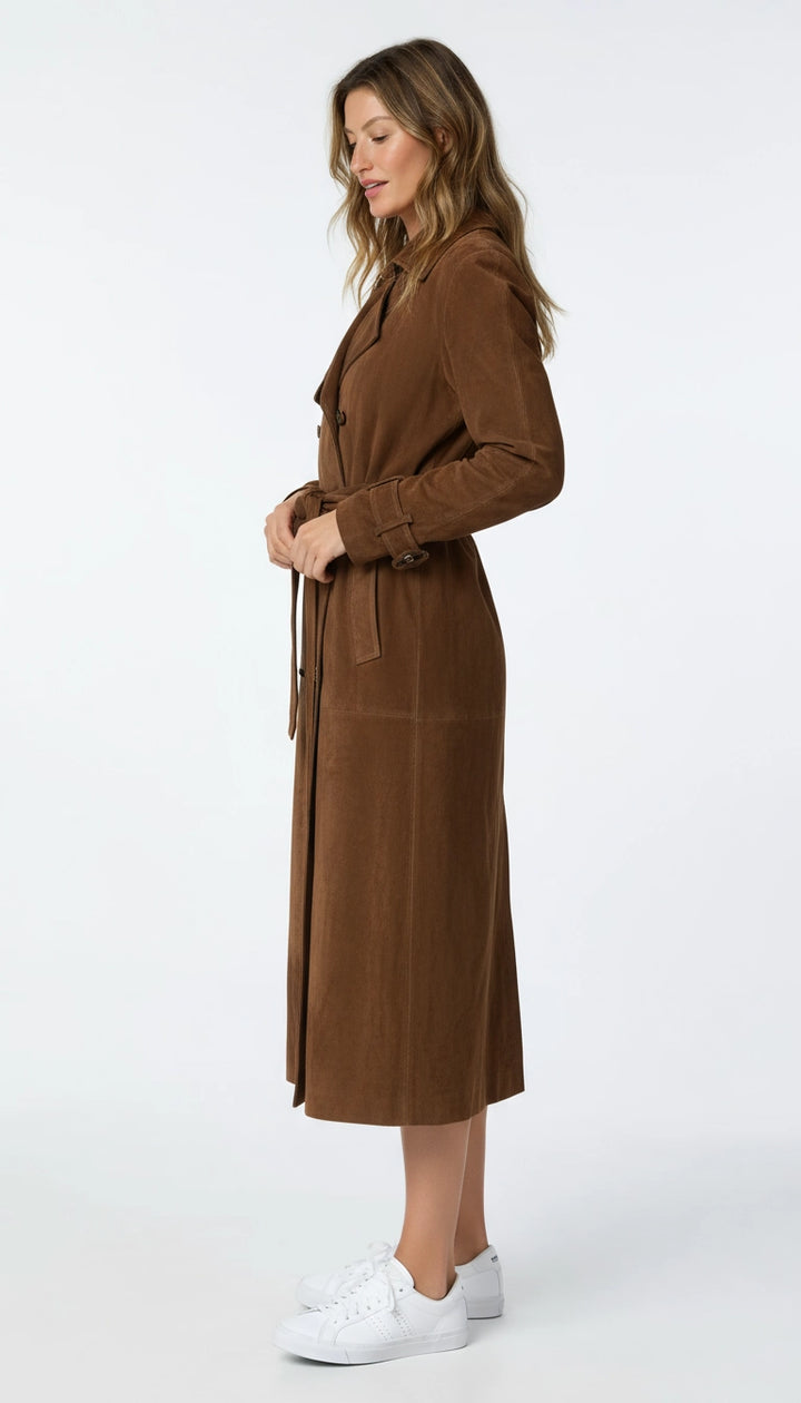 Vienna - Suede Trenchcoat