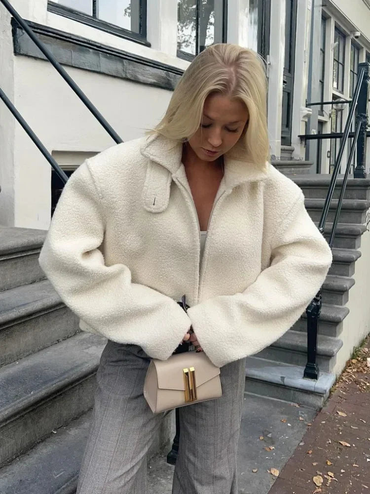 Minimalistische Fleece Jacket