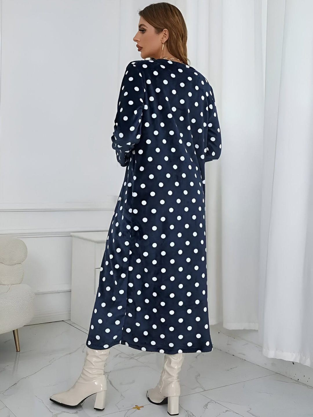 Celina - Midi-Vest met Dalmatiërmotief