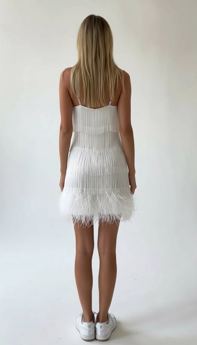 Élora – Luxe veren mini-jurk