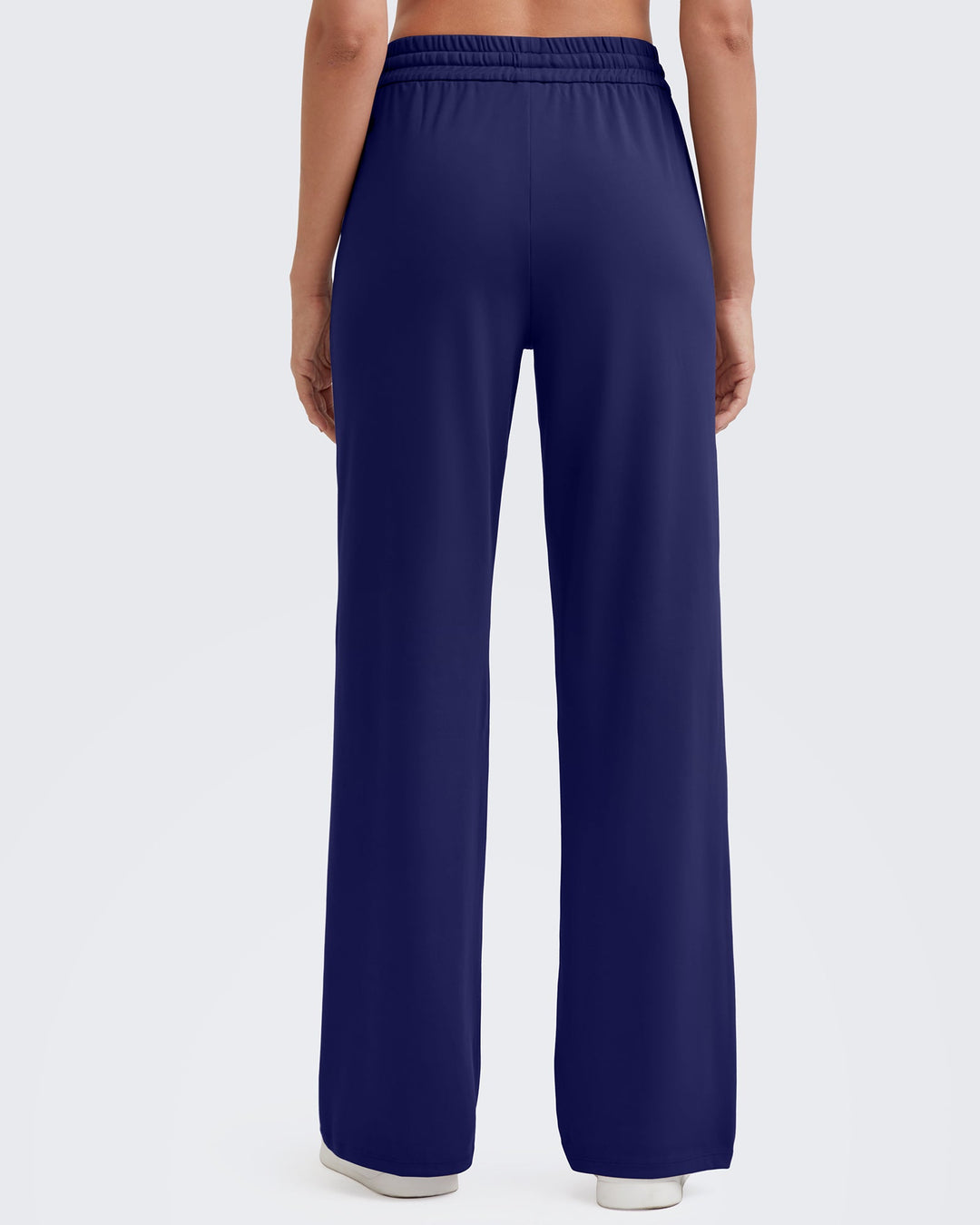 Loose Front Pleats Drawstring Casual Pants