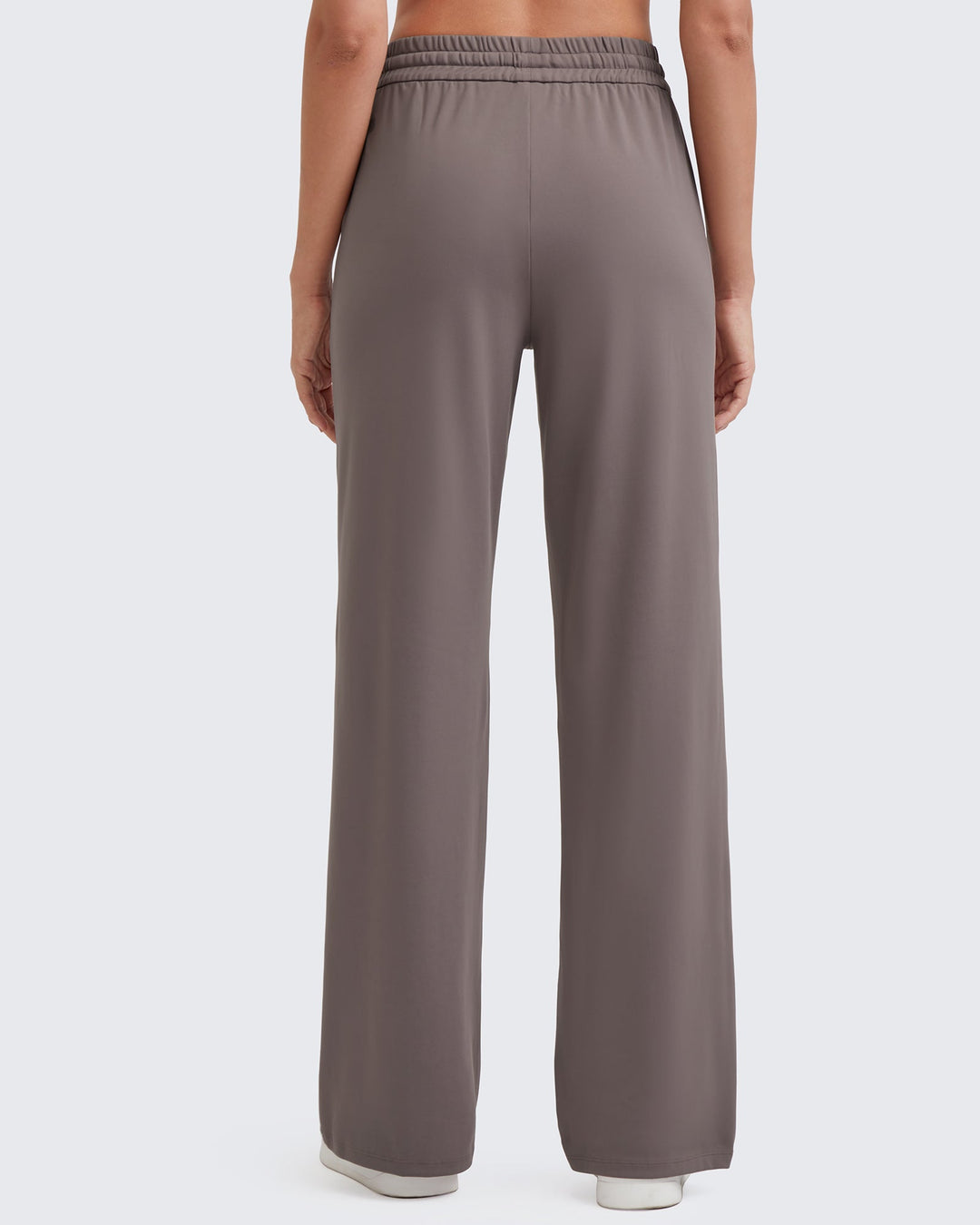 Loose Front Pleats Drawstring Casual Pants