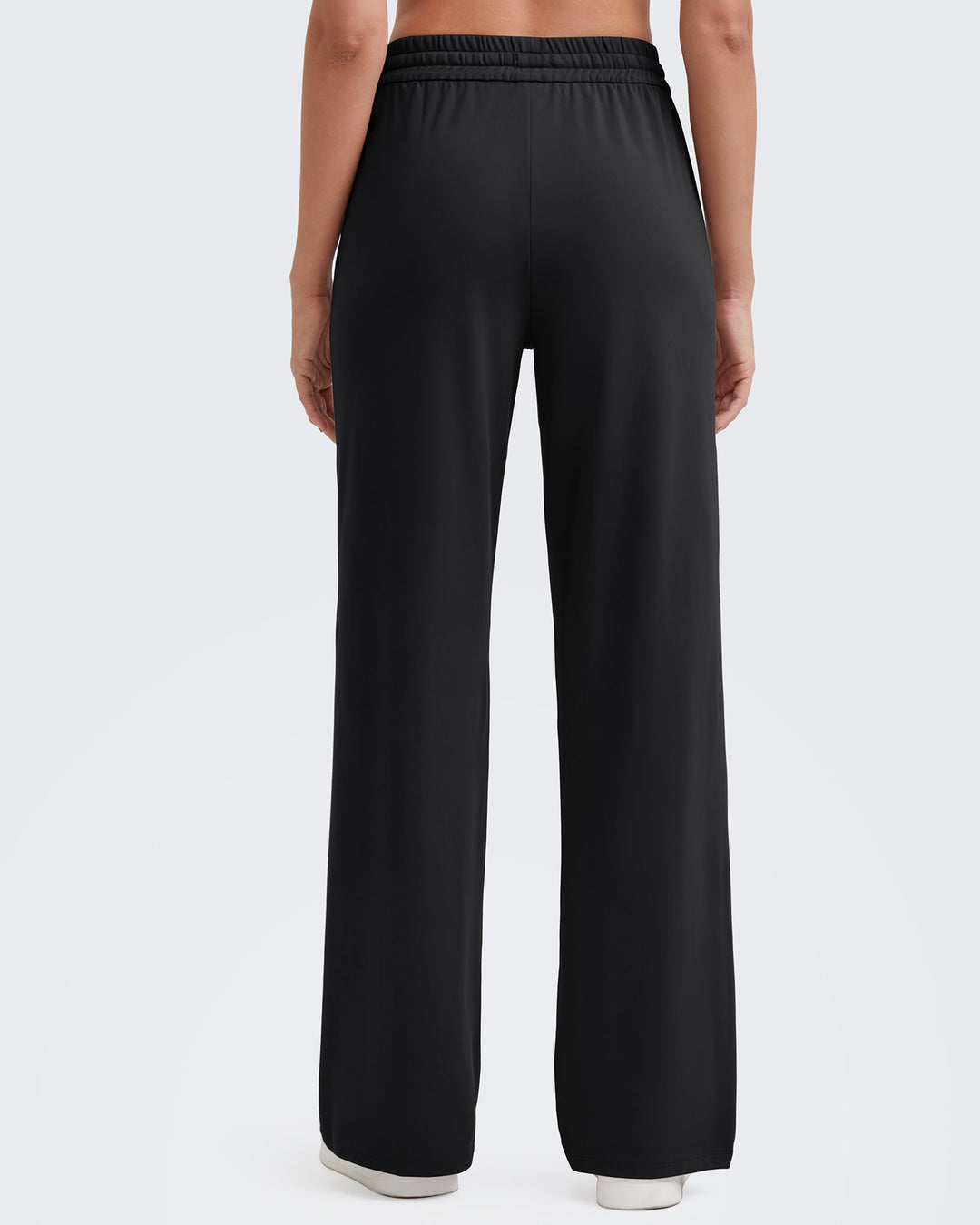 Loose Front Pleats Drawstring Casual Pants