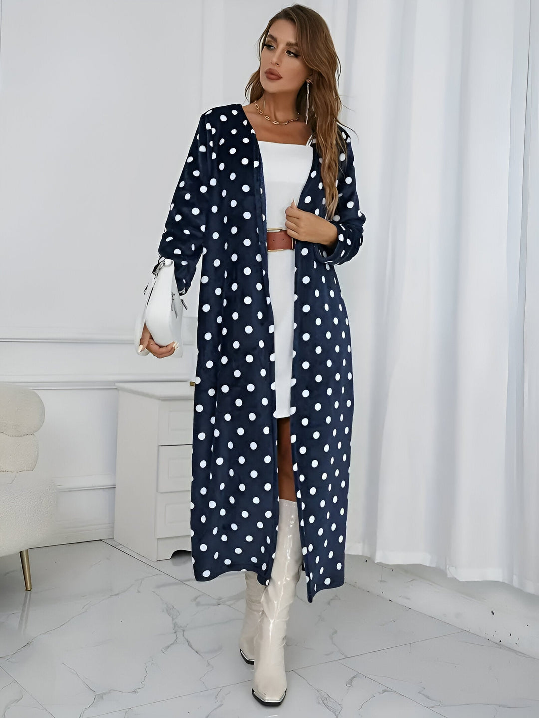 Celina - Midi-Vest met Dalmatiërmotief