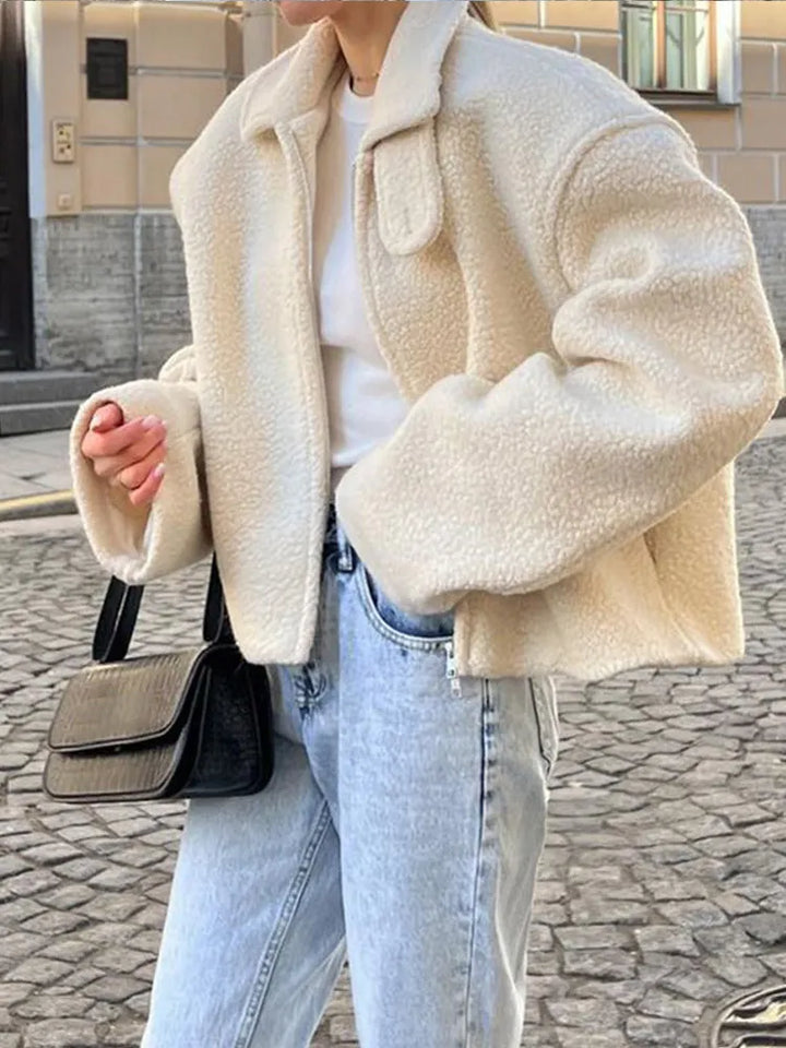 Minimalistische Fleece Jacket