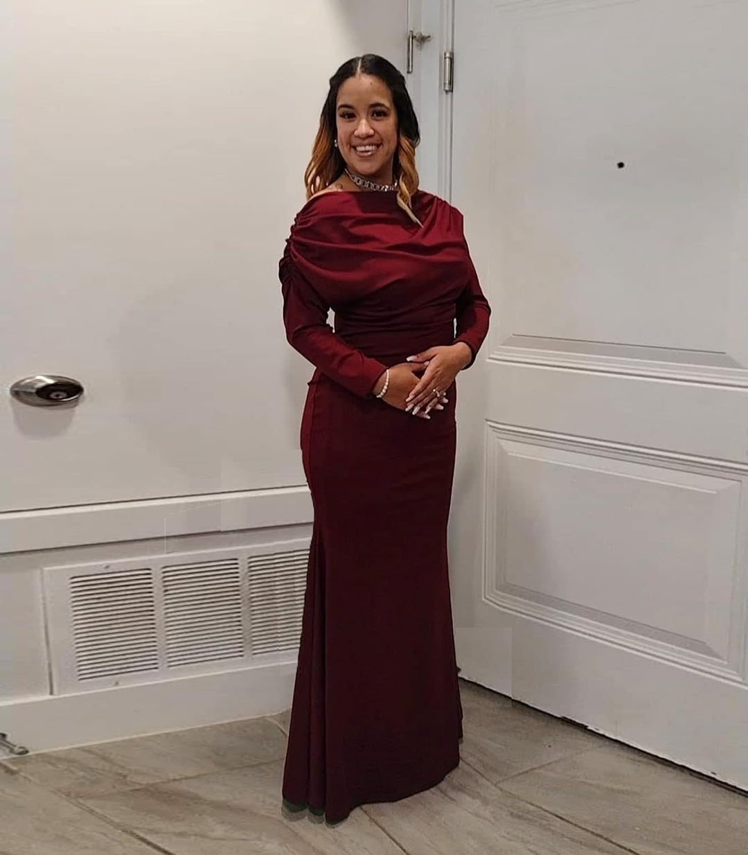 Formal Dresses for Women Elegant Off Shoulder Evening Party Gowns Sexy Bodycon Ruched Prom Wedding Guest Dress