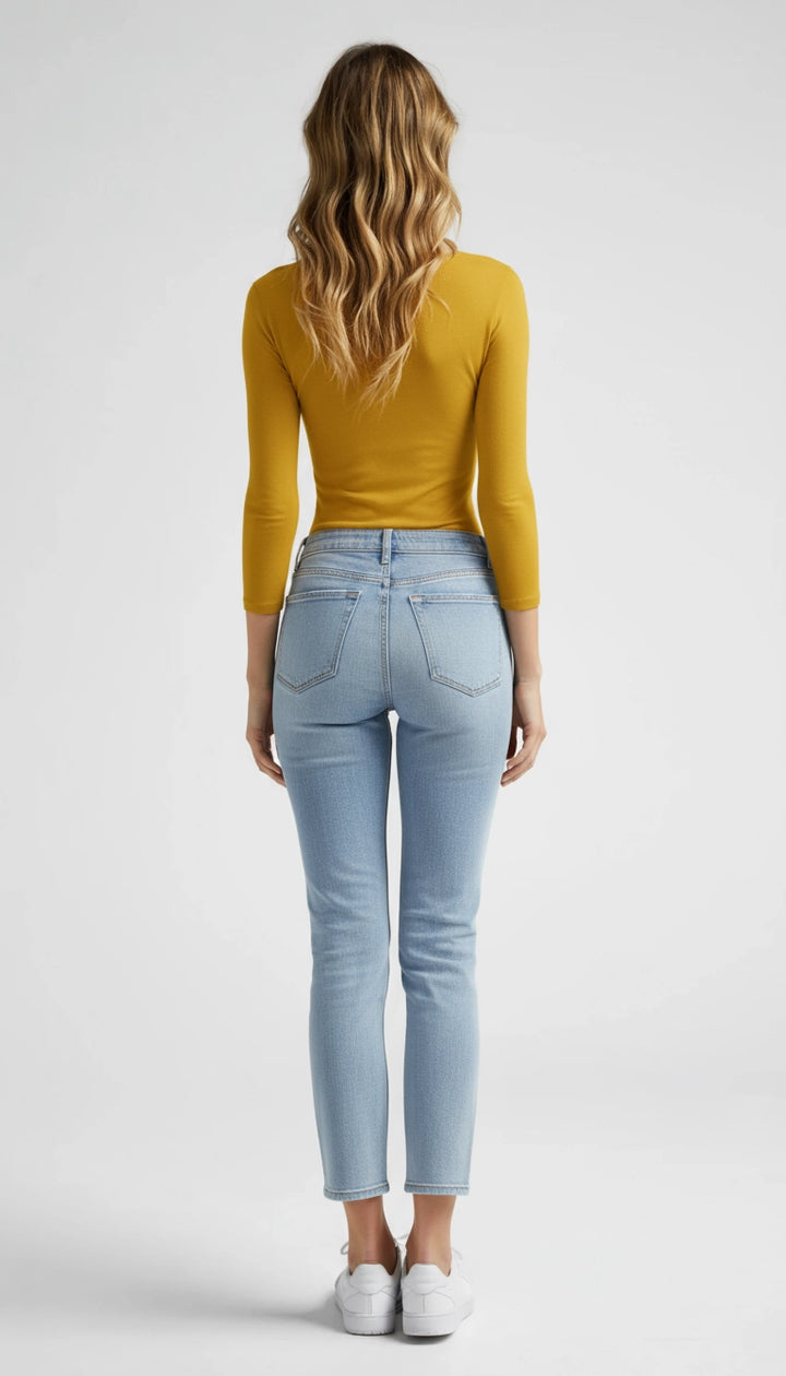 Dalina - Longsleeve Trui met V-hals