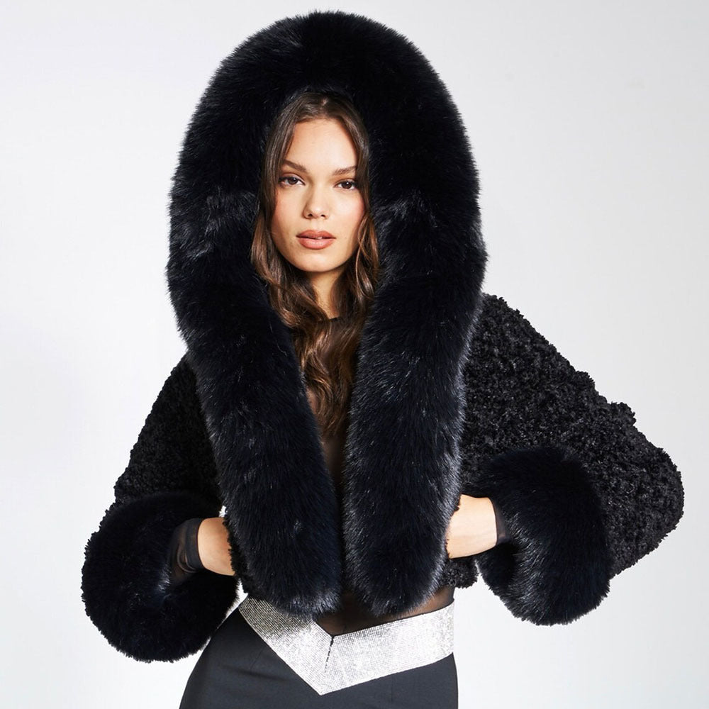Aurora - Cropped Fur Jas