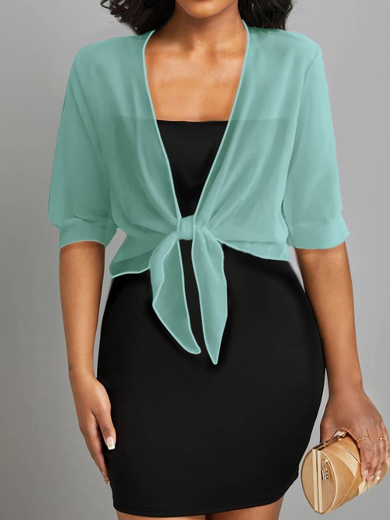 Katie – Luchtige Blouse met Open Voorzijde