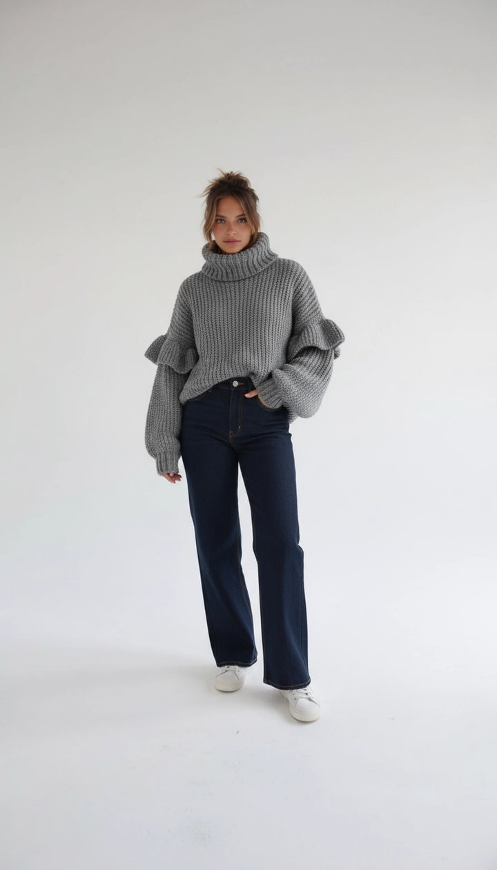 Ivienne - Oversized Gebreide Trui