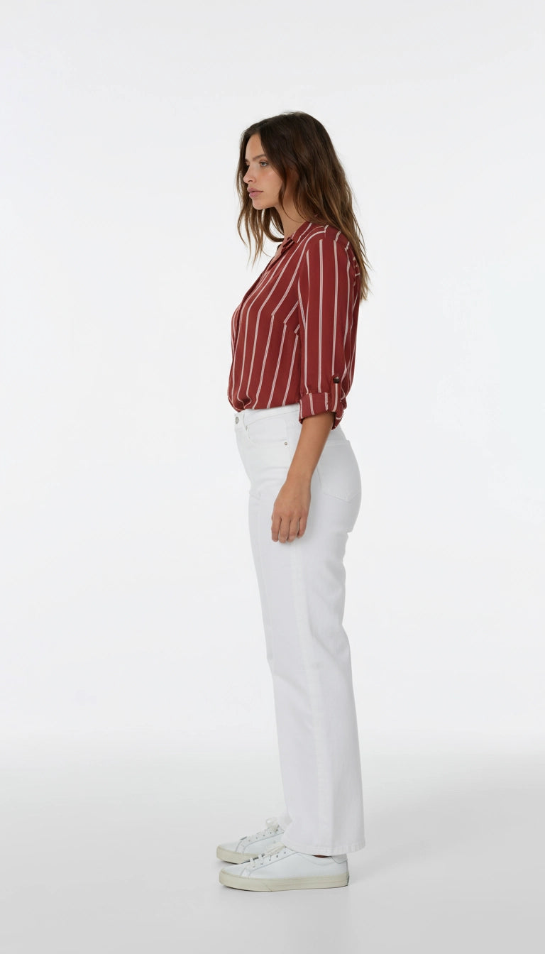 Lotte - Trendy Gestreepte Blouse
