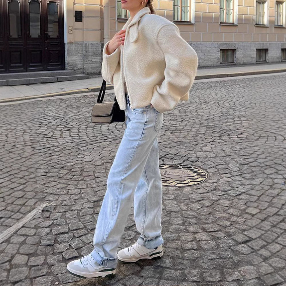 Minimalistische Fleece Jacket