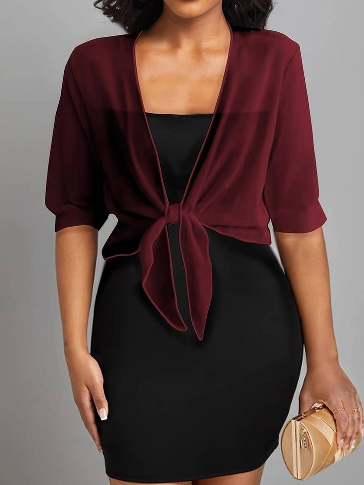Katie – Luchtige Blouse met Open Voorzijde