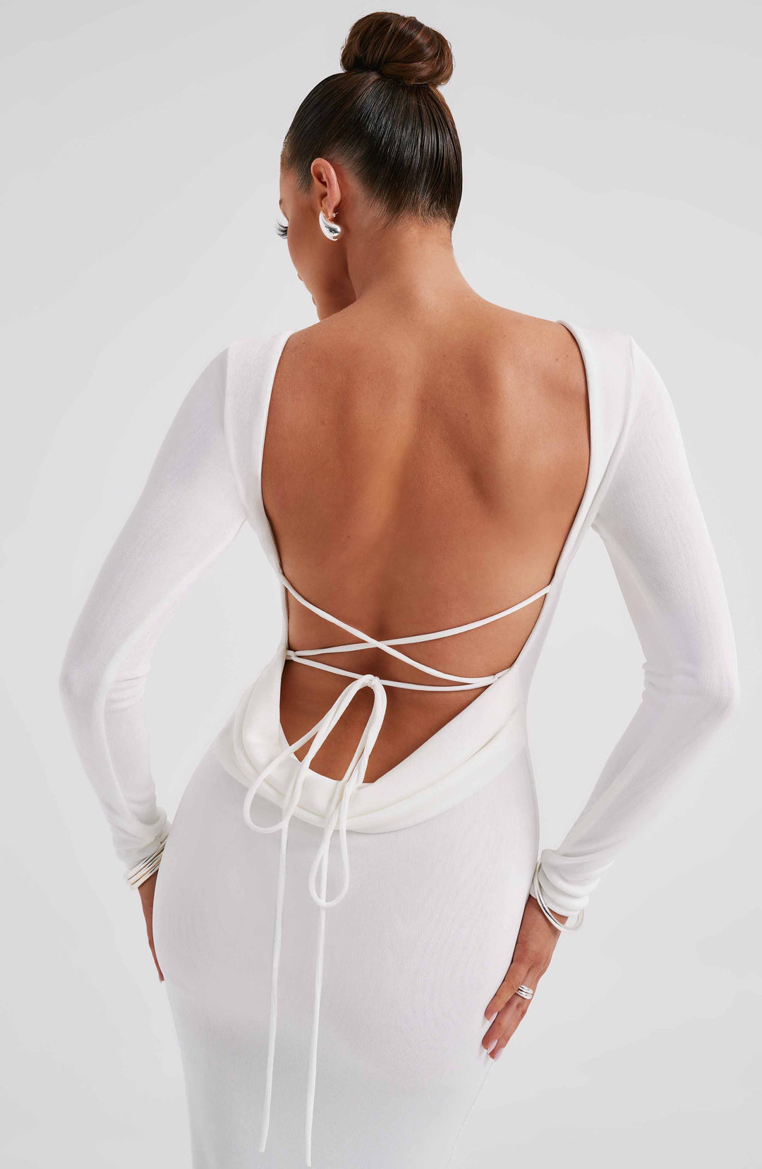 Lange elegante jurk | Aansluitend | Lange mouwen