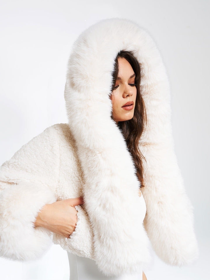 Aurora - Cropped Fur Jas