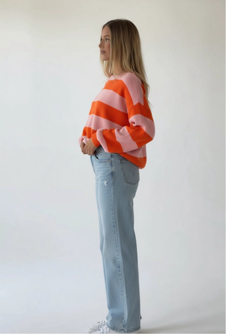 Giulietta - Casual Gestreepte Gebreide Damestrui