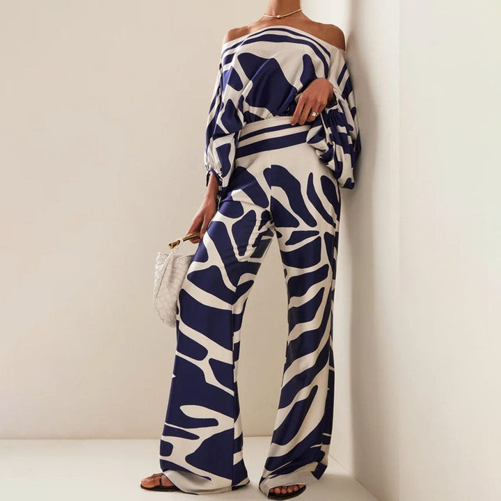 Gaelle - Elegante Tweedelige Satijnen Set