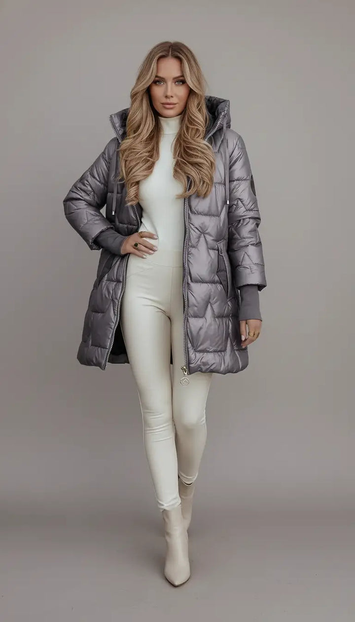 Jolijn | Elegante winterjas met capuchon.