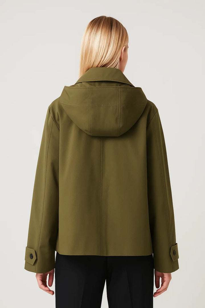 Damesjas Kort | Rechte Snit met Capuchon | Functioneel & Stijlvol