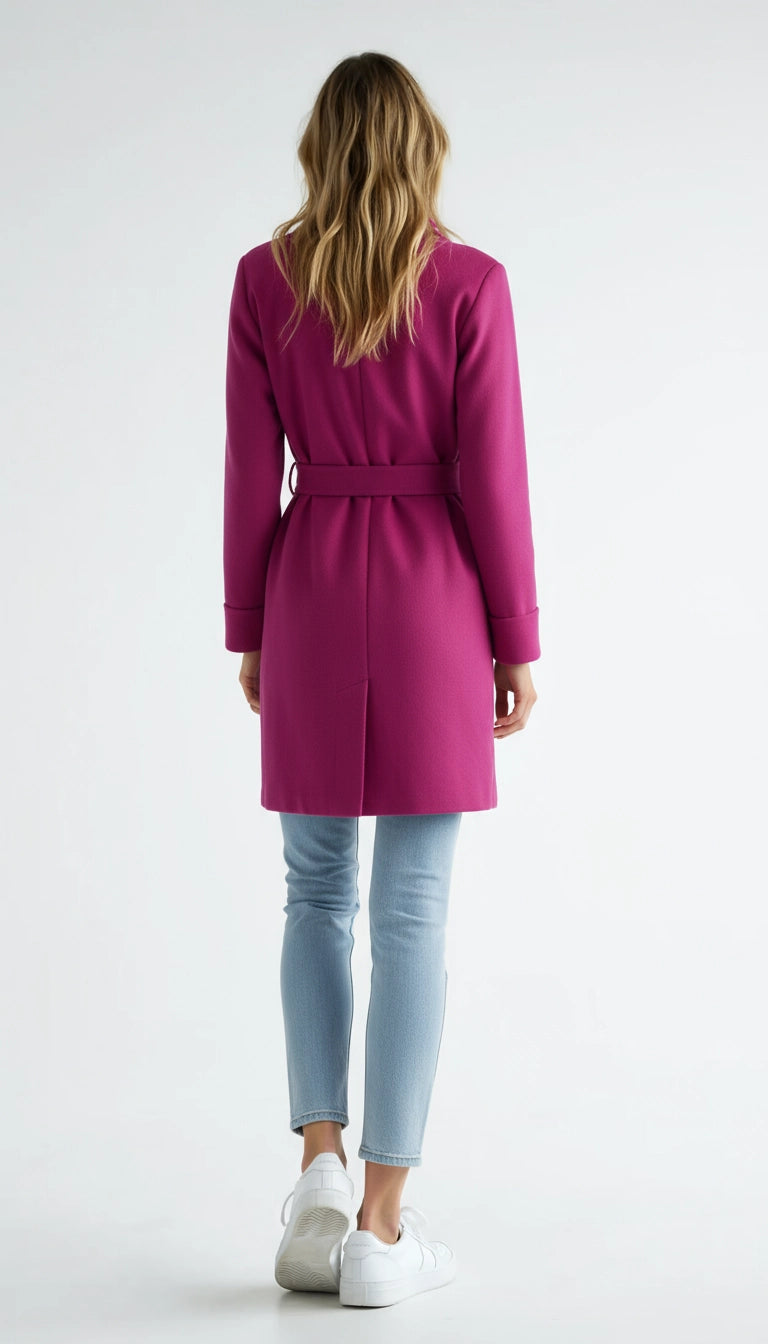 Jemina - Lange Trenchcoat Winterjas
