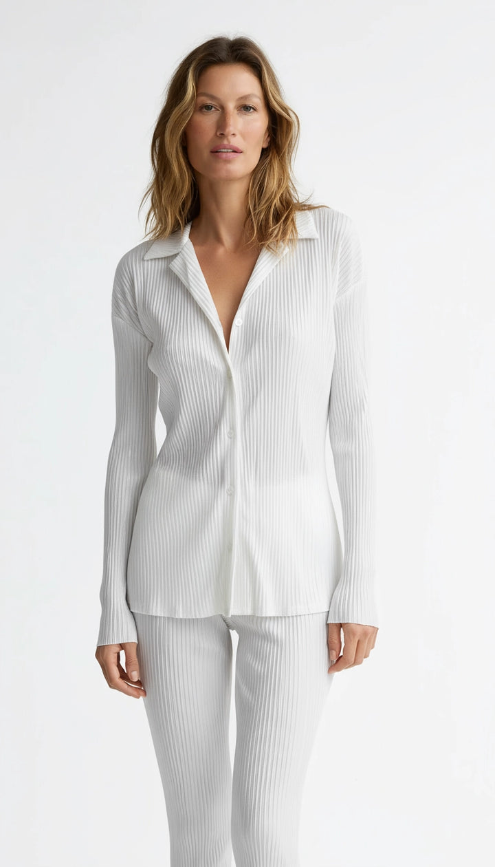 Lotte - Trendy Tweedelig Pak met Gedrapeerde Broek