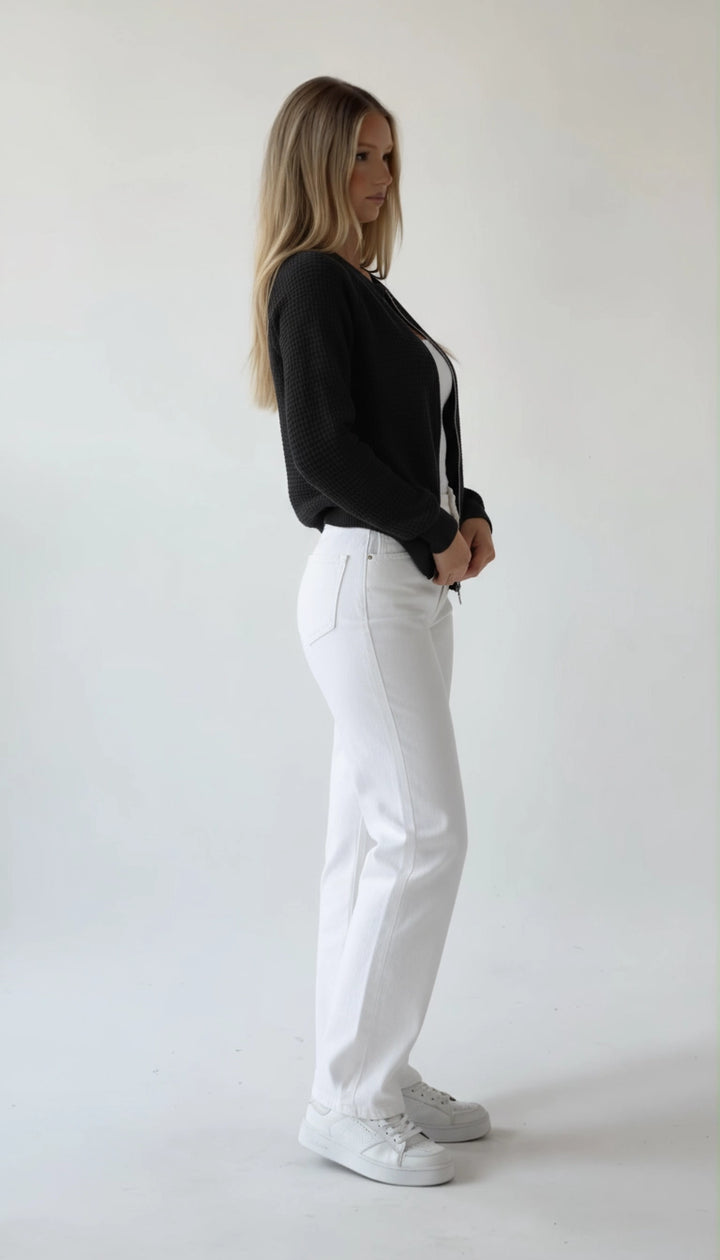 Lotte - Stijlvol Gebreid Vest met Rits