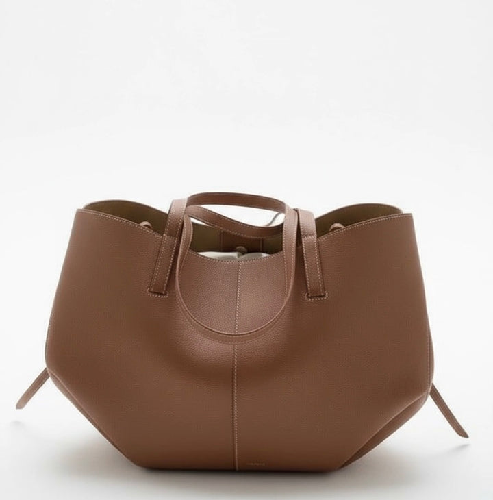 Noa - Stoere Vintage Leren Tote Bag