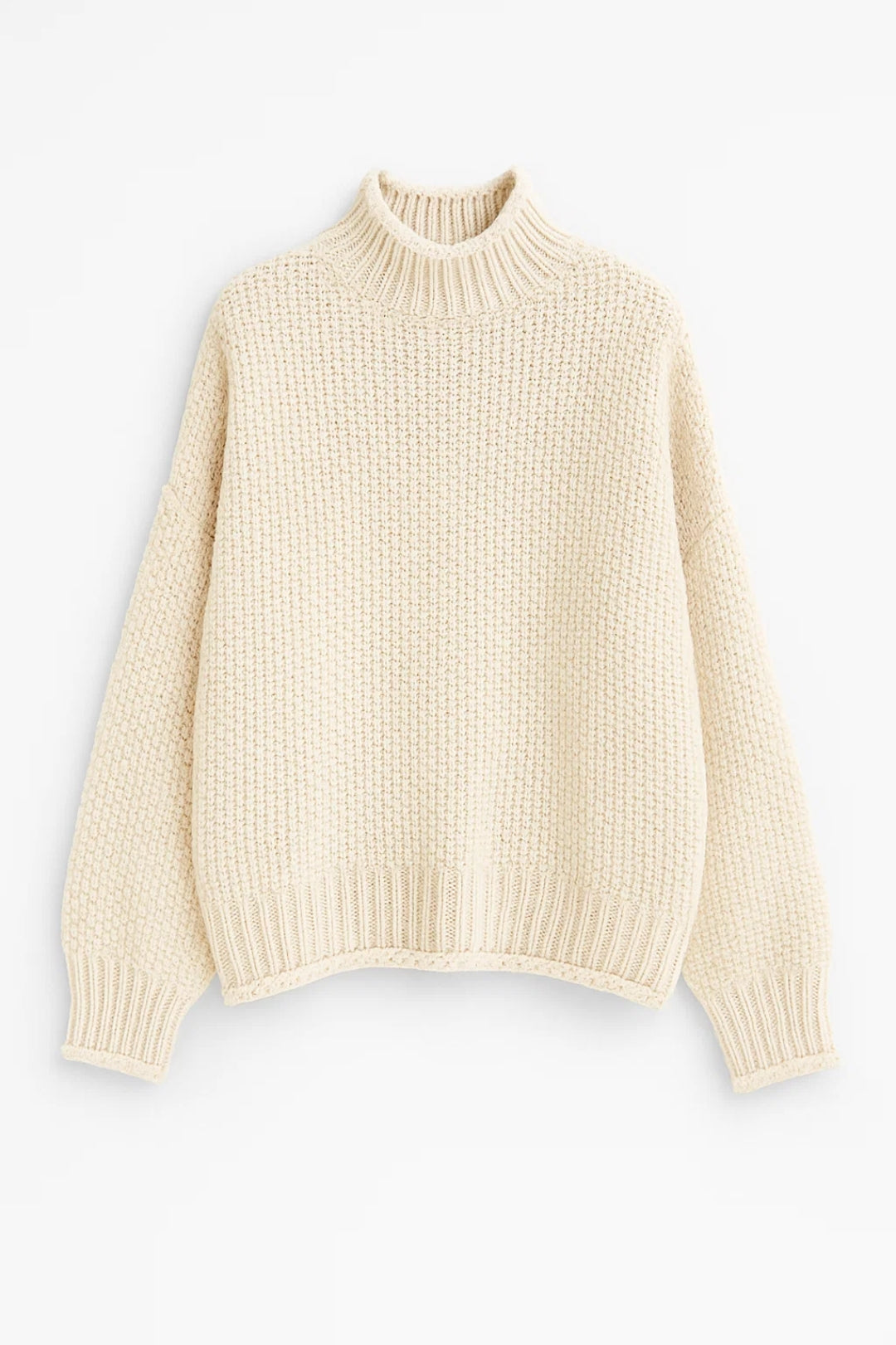 Gebreide Trui | Hoge Hals en Recht Model | Tijdloos en Warm