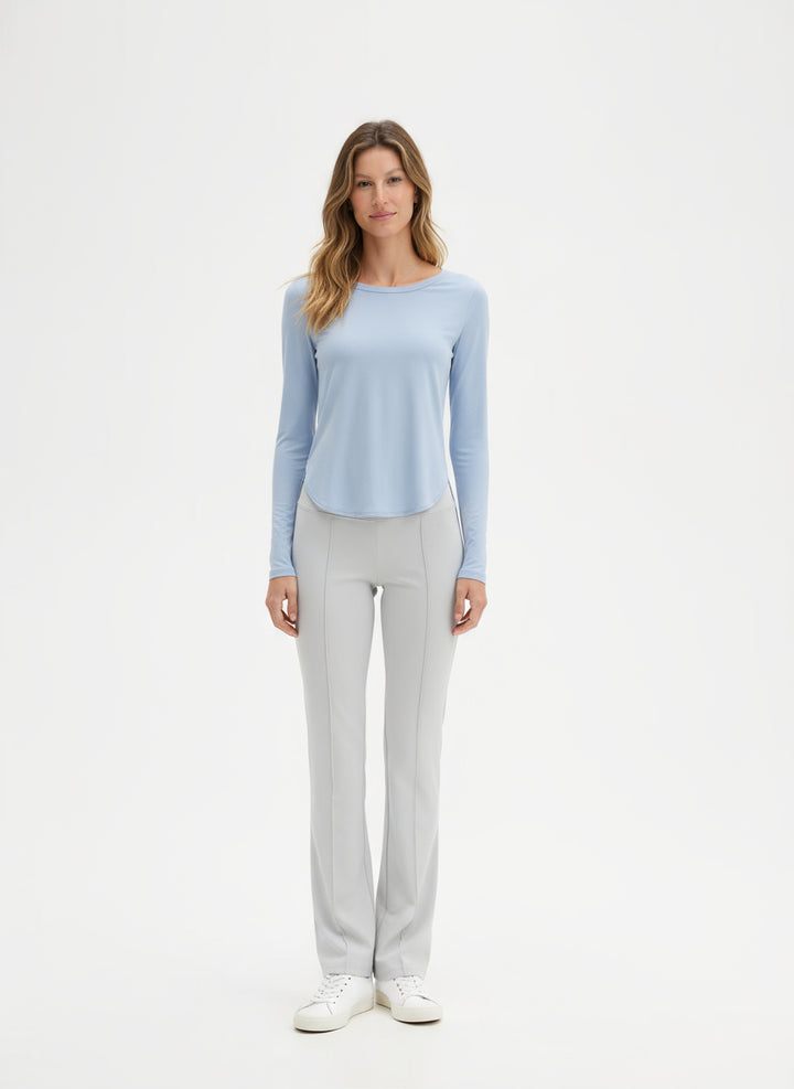Luxe Sporttop met UV-bescherming & Scoop Neck | Lange Mouwen