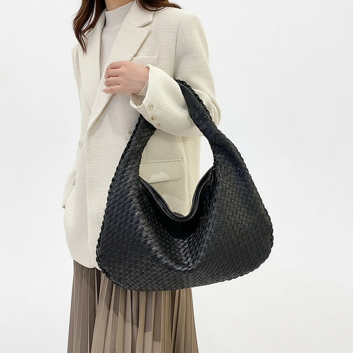 Delina - Luxe Gevlochten Handtas
