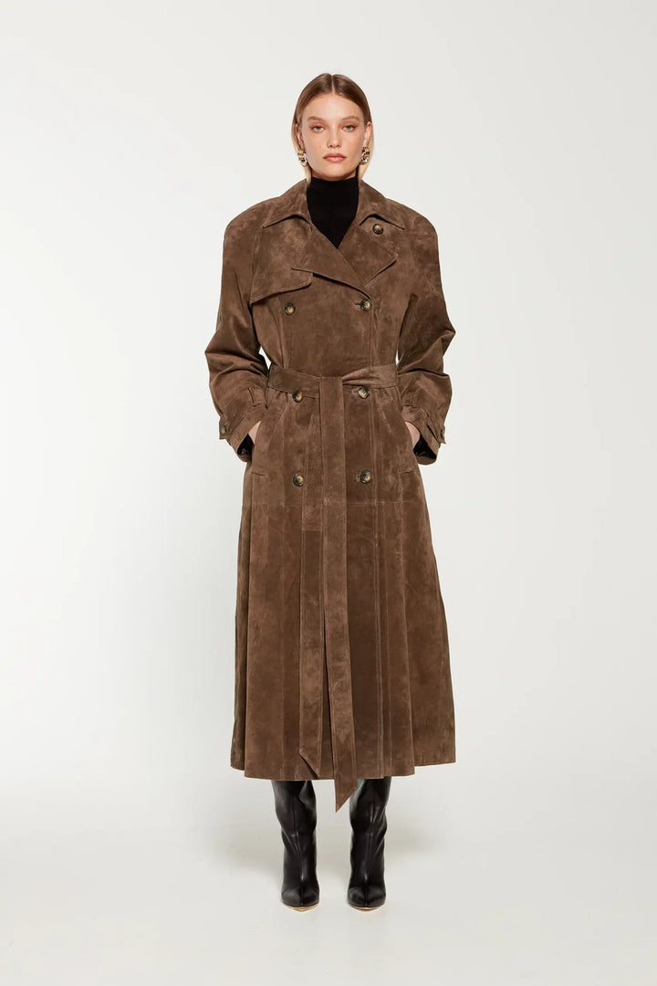 Vienna™ - Suede Trenchcoat