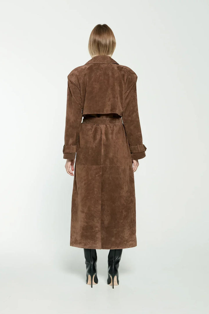 Vienna™ - Suede Trenchcoat