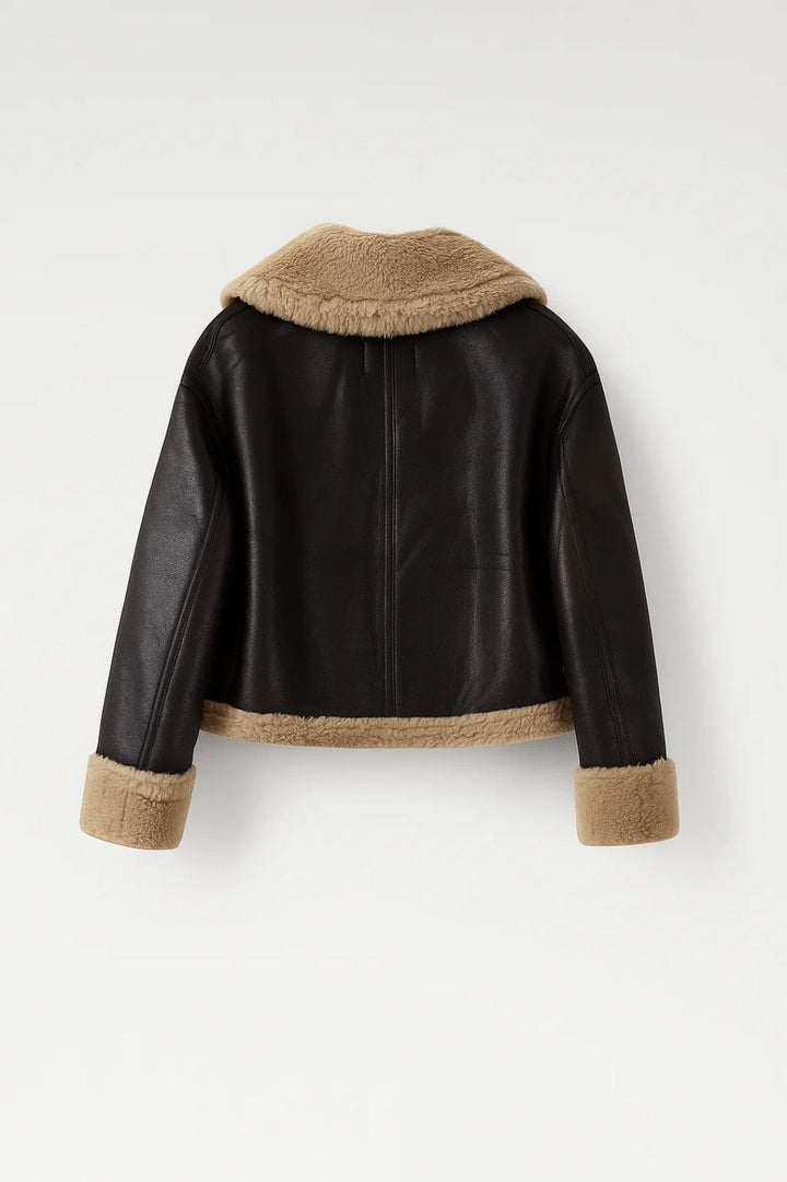 Kort Damesjack | Voering met Teddy-Afwerking | Warm en Stoer