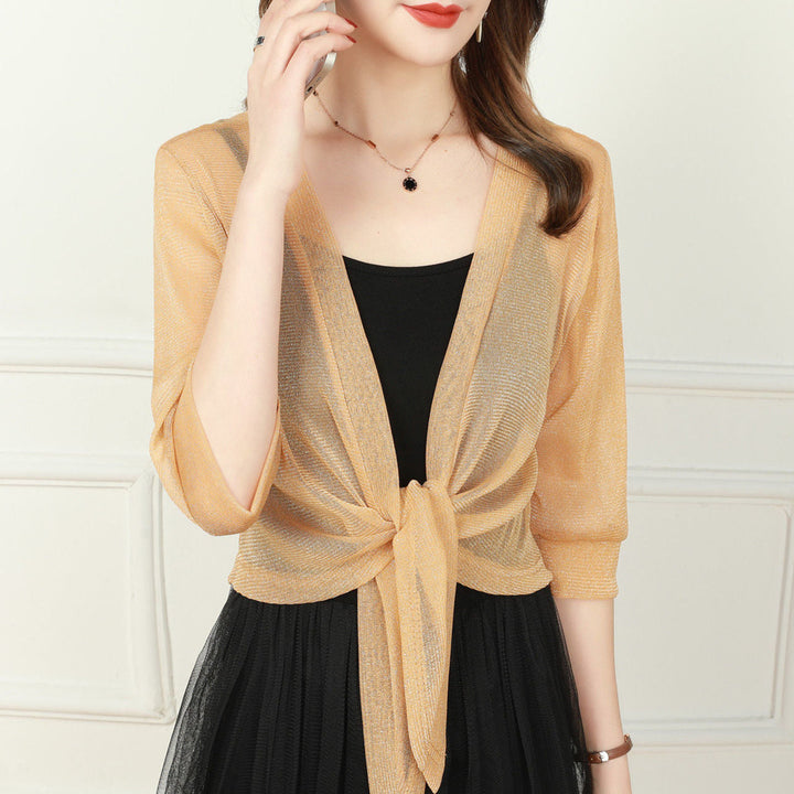 Katie – Luchtige Blouse met Open Voorzijde