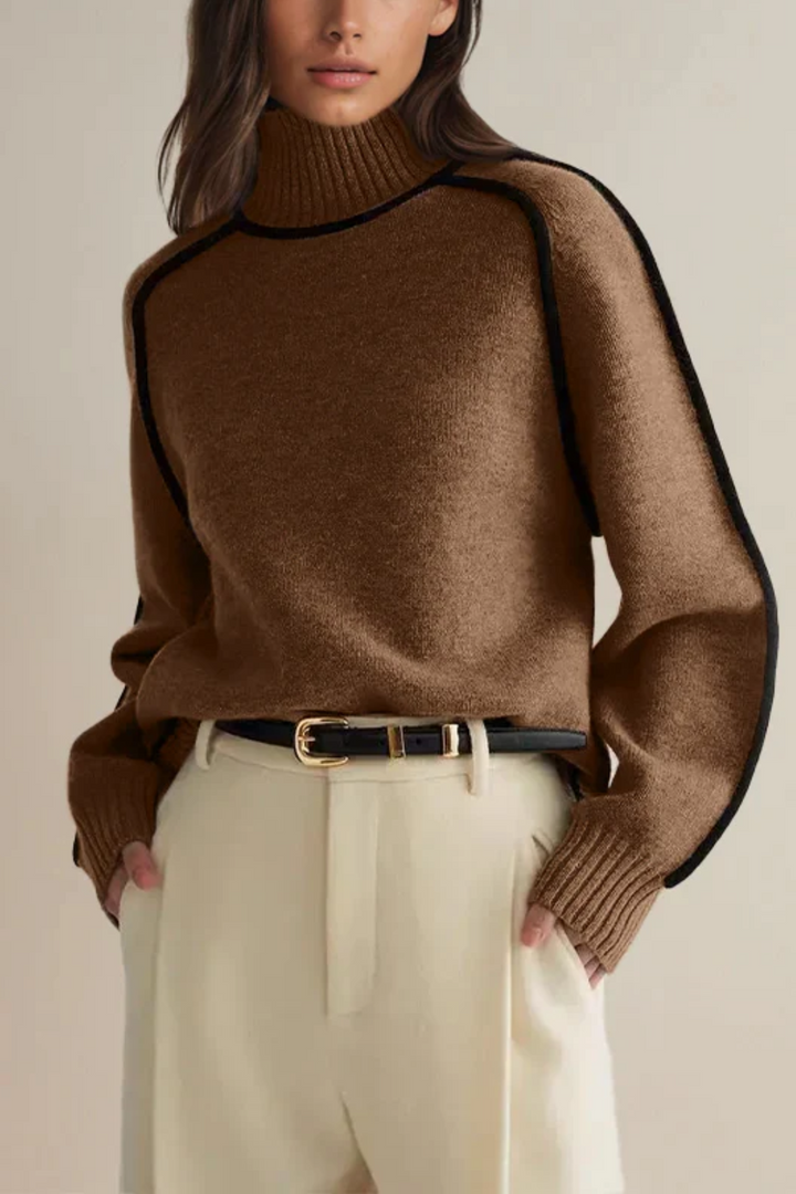 Isabelle - Half Turtleneck Gebreide Trui