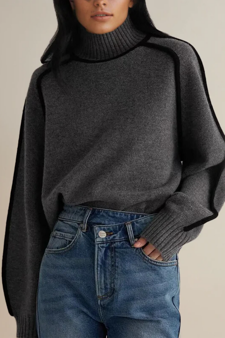 Isabelle - Half Turtleneck Gebreide Trui