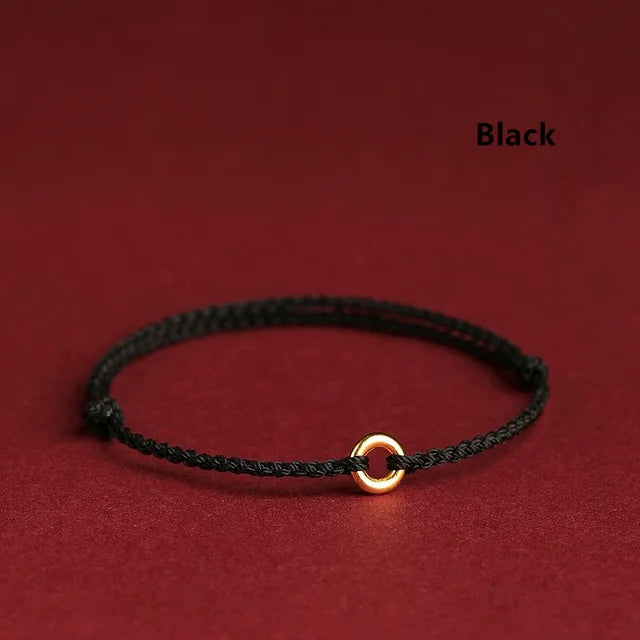 Jalena - Handgeweven Gouden Cirkel Armband