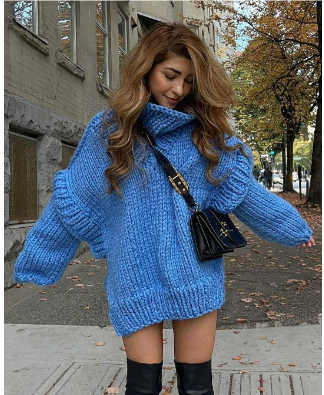 Ivienne - Oversized Gebreide Trui