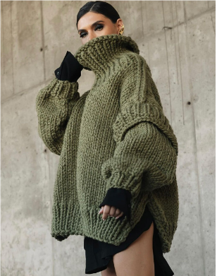 Ivienne - Oversized Gebreide Trui