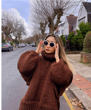 Ivienne - Oversized Gebreide Trui