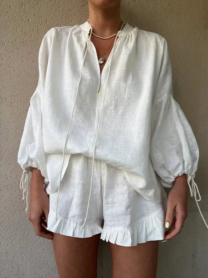 Heloise - Zomer Set met Top en Shorts voor Dames