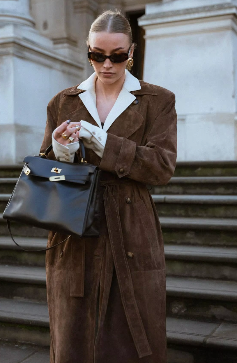 Vienna™ - Suede Trenchcoat