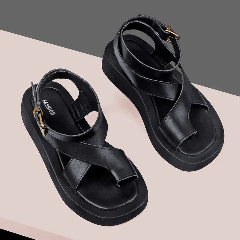 Sophie - Stijlvolle Platte Sandalen