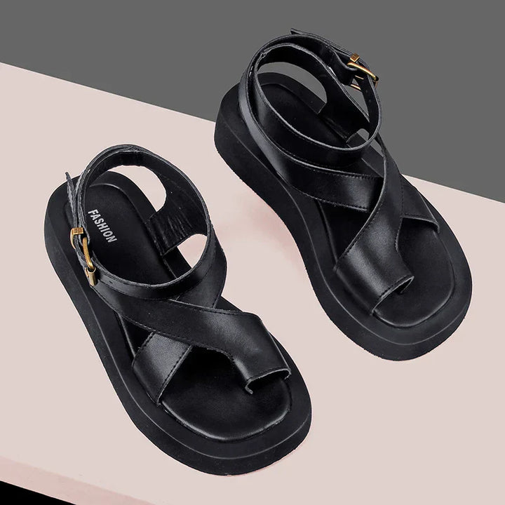 Sophie - Stijlvolle Platte Sandalen