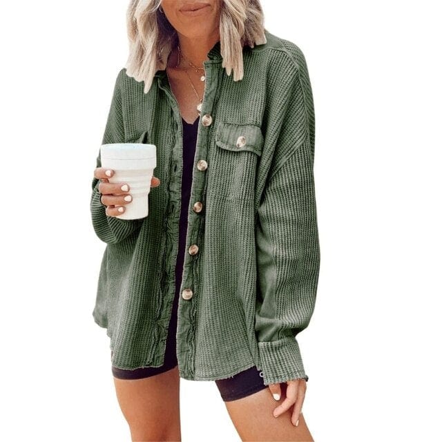 Livia - Trendy Ribfluwelen Knoopjas