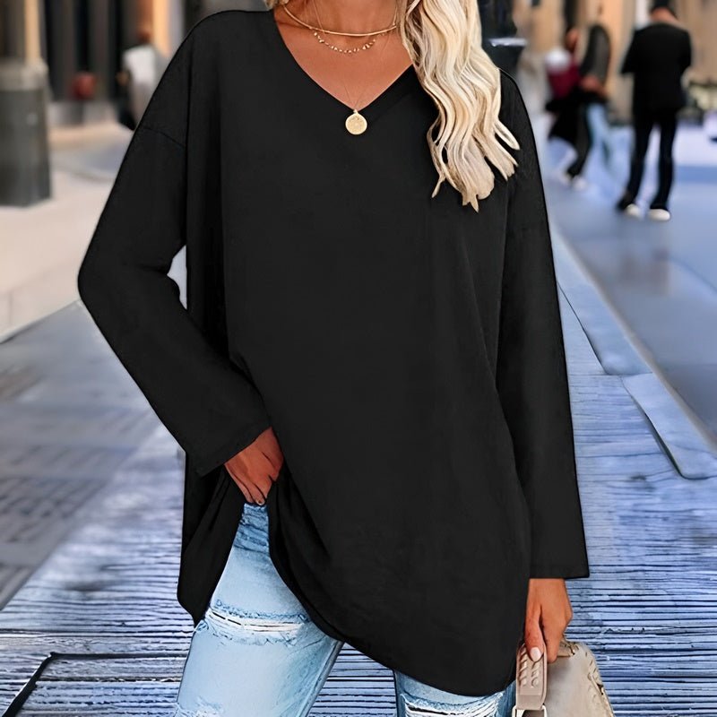 Dalina - Longsleeve Trui met V-hals
